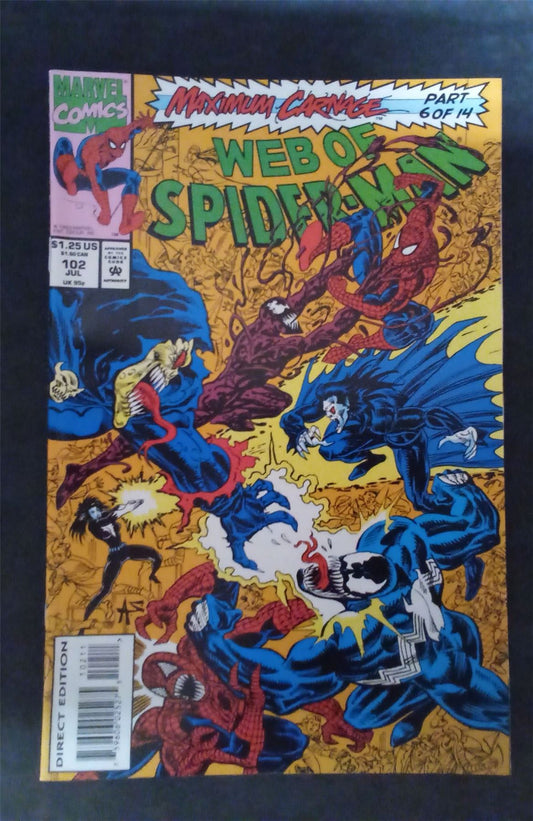 Web of Spider-Man #102 1993 marvel Comic Book