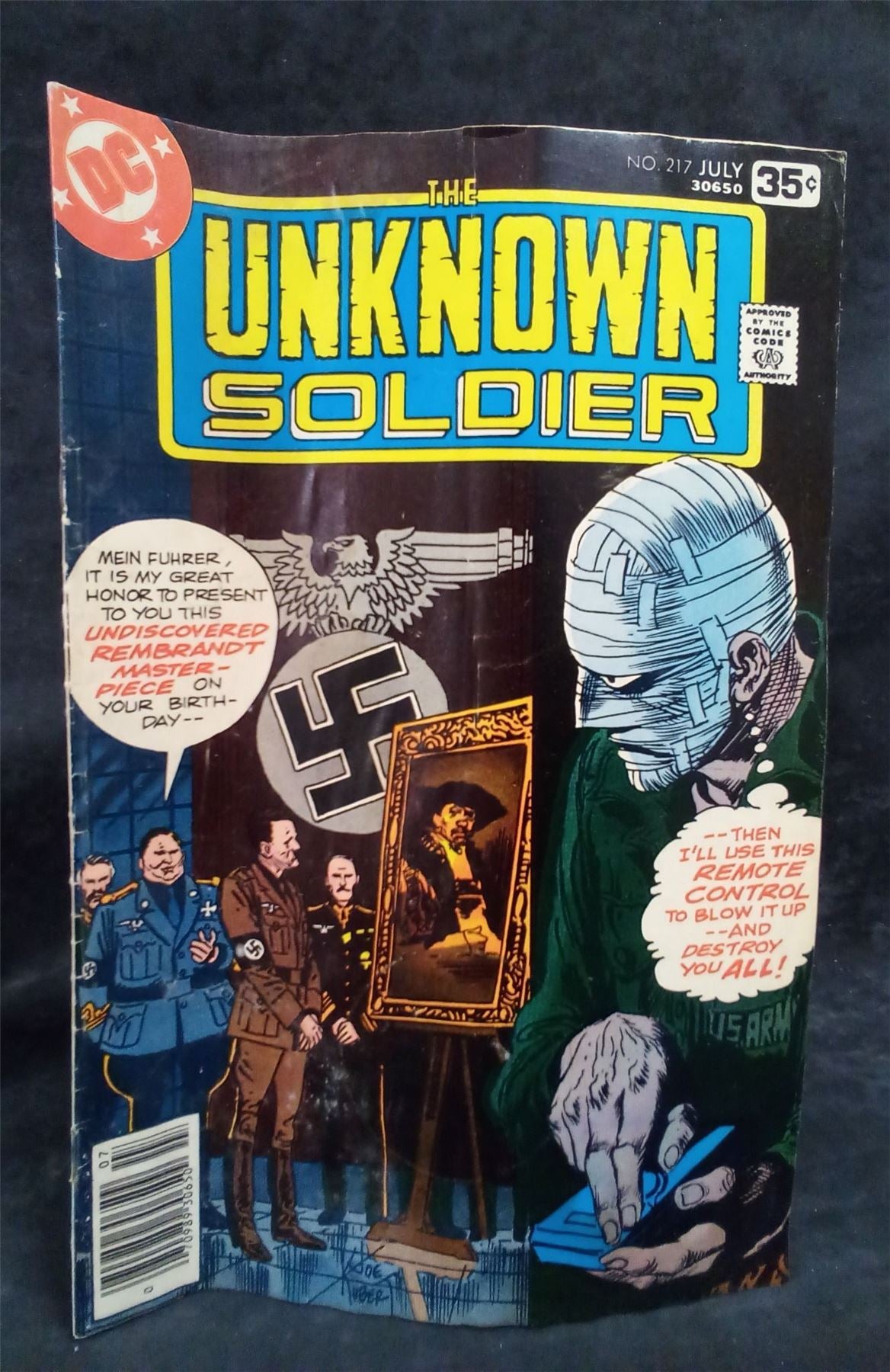 Unknown Soldier #217 1978 DC Comics Comic Book
