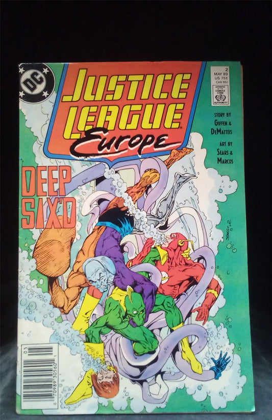 Justice League Europe #2 1989 DC Comics Comic Book