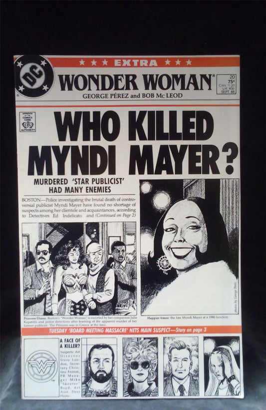 Wonder Woman #20 1988 DC Comics Comic Book