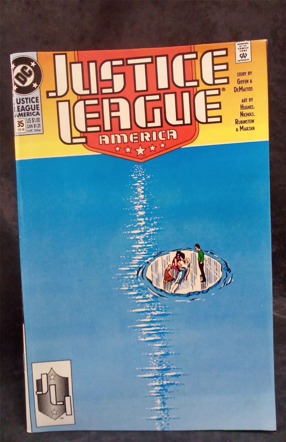 Justice League America #35 1990 DC Comics Comic Book