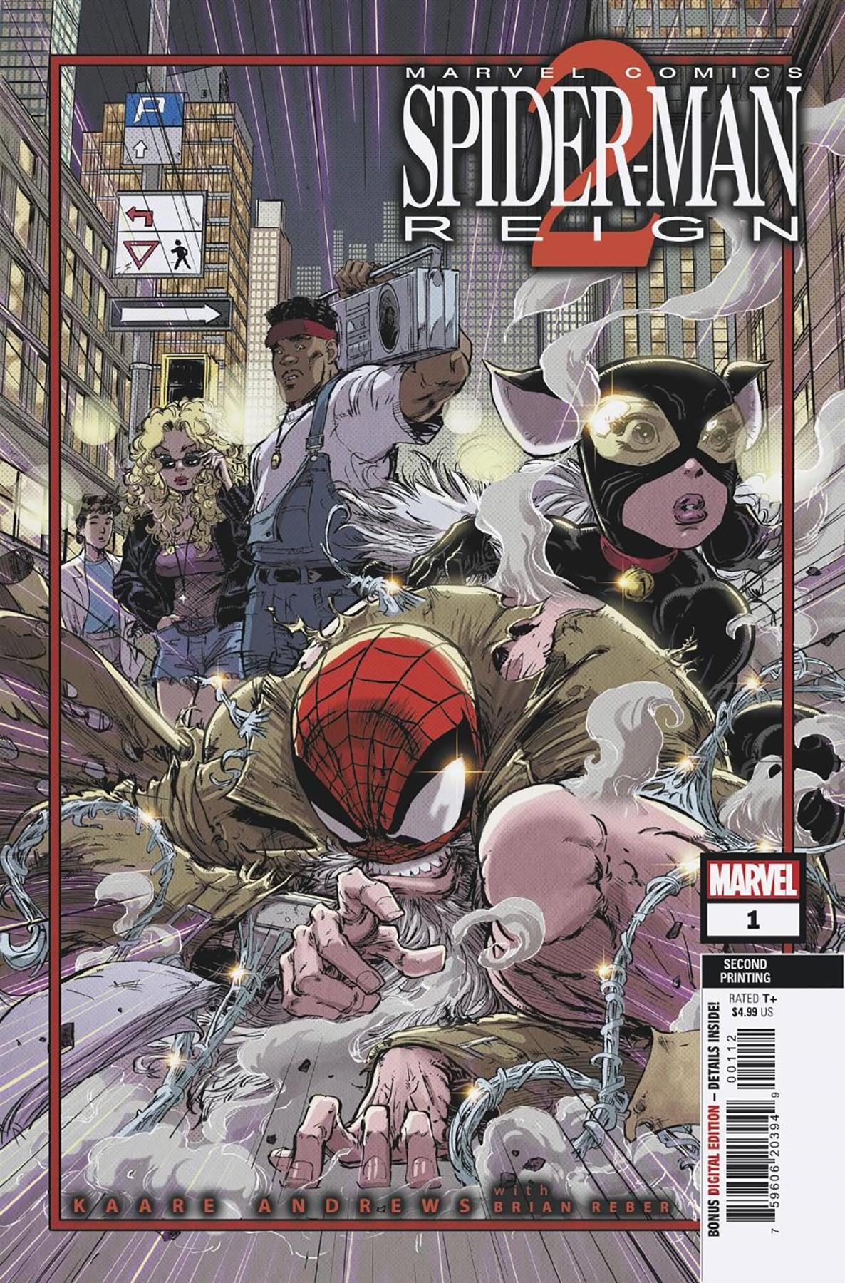 Spider-man Reign 2 #1 (of 5) 2nd Ptg Kaare Andrews Var Marvel Comic Book