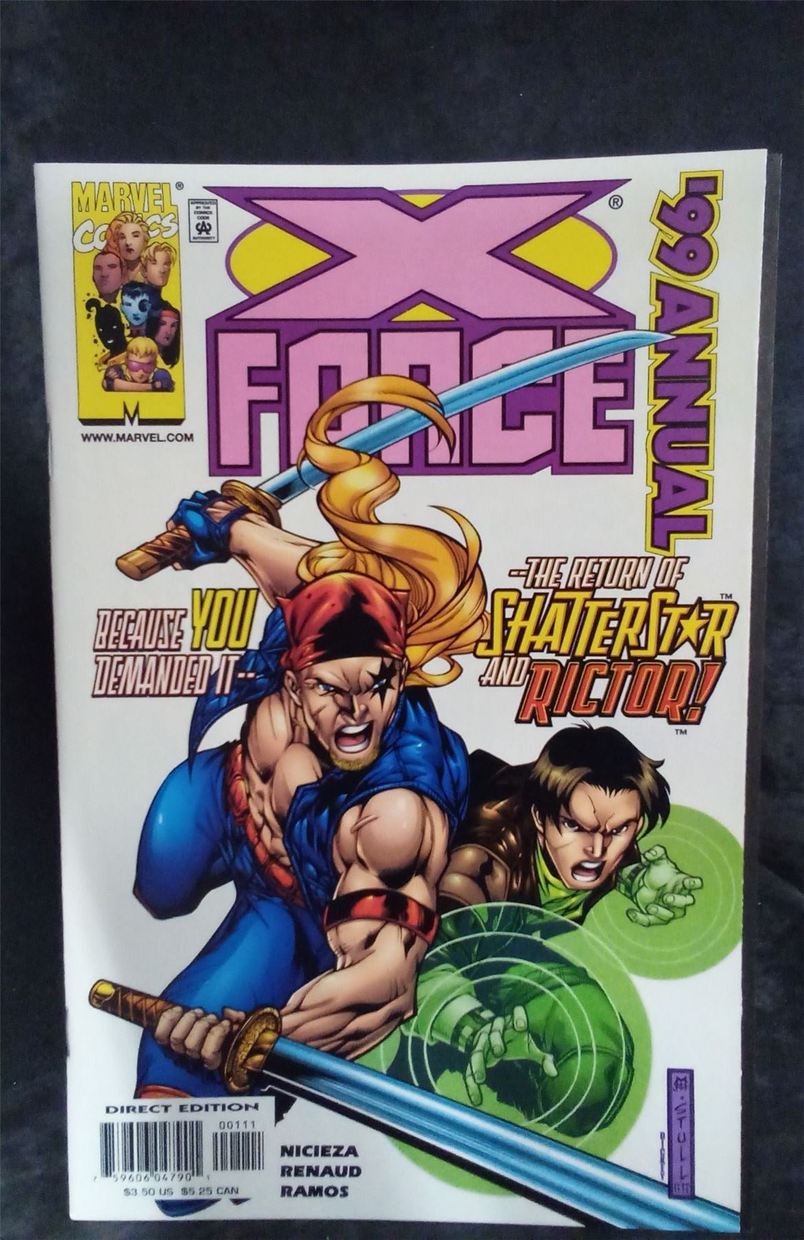 X-Force 1999 1999 Marvel Comics Comic Book