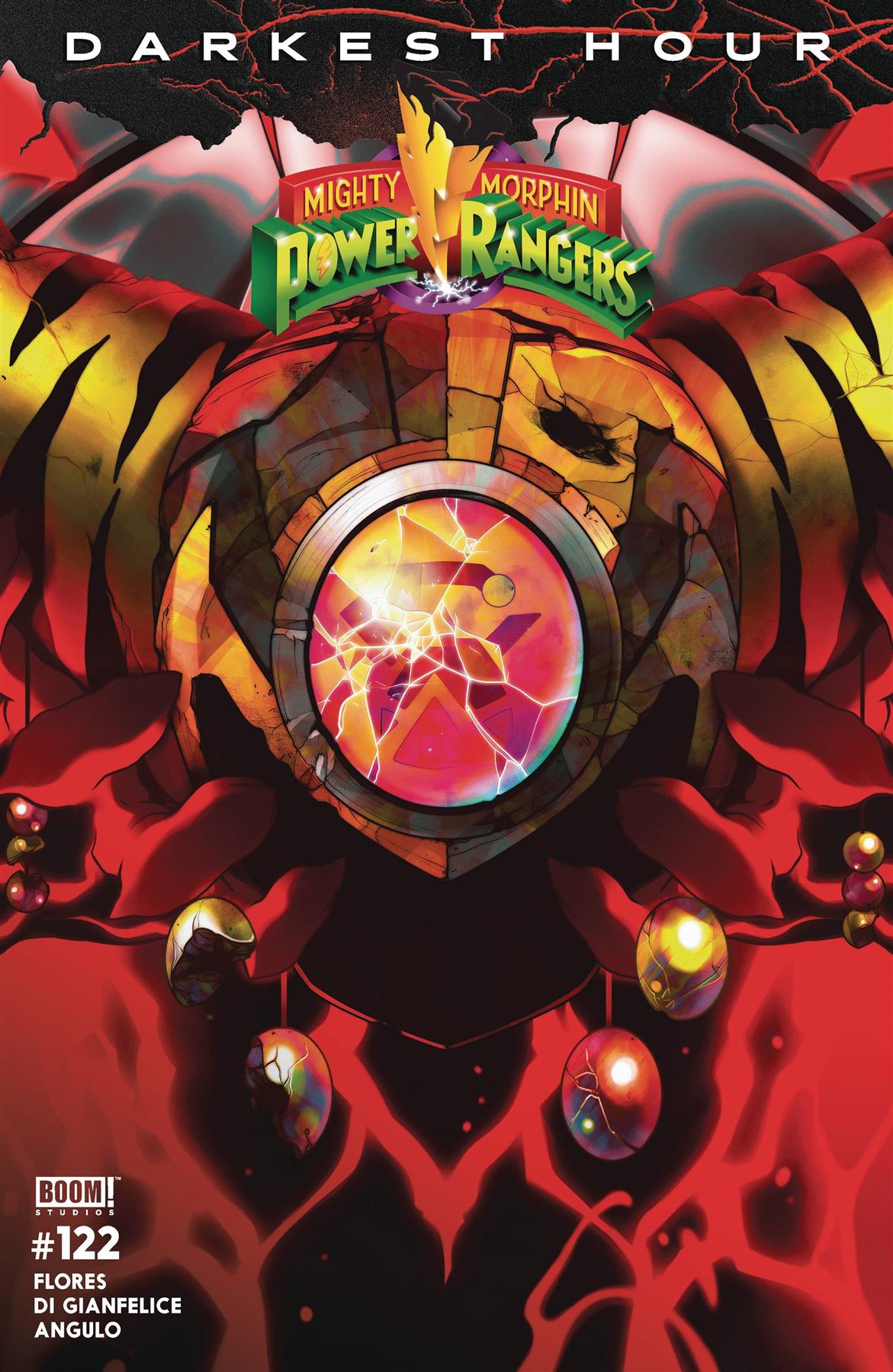 Mighty Morphin Power Rangers #122 Cvr D Helmet Var (c: 1-0-0 Boom! Studios Comic Book