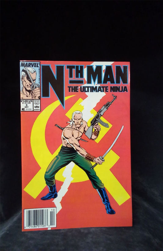 Nth Man the Ultimate Ninja #3 Newsstand Edition 1989 Marvel Comics Comic Book