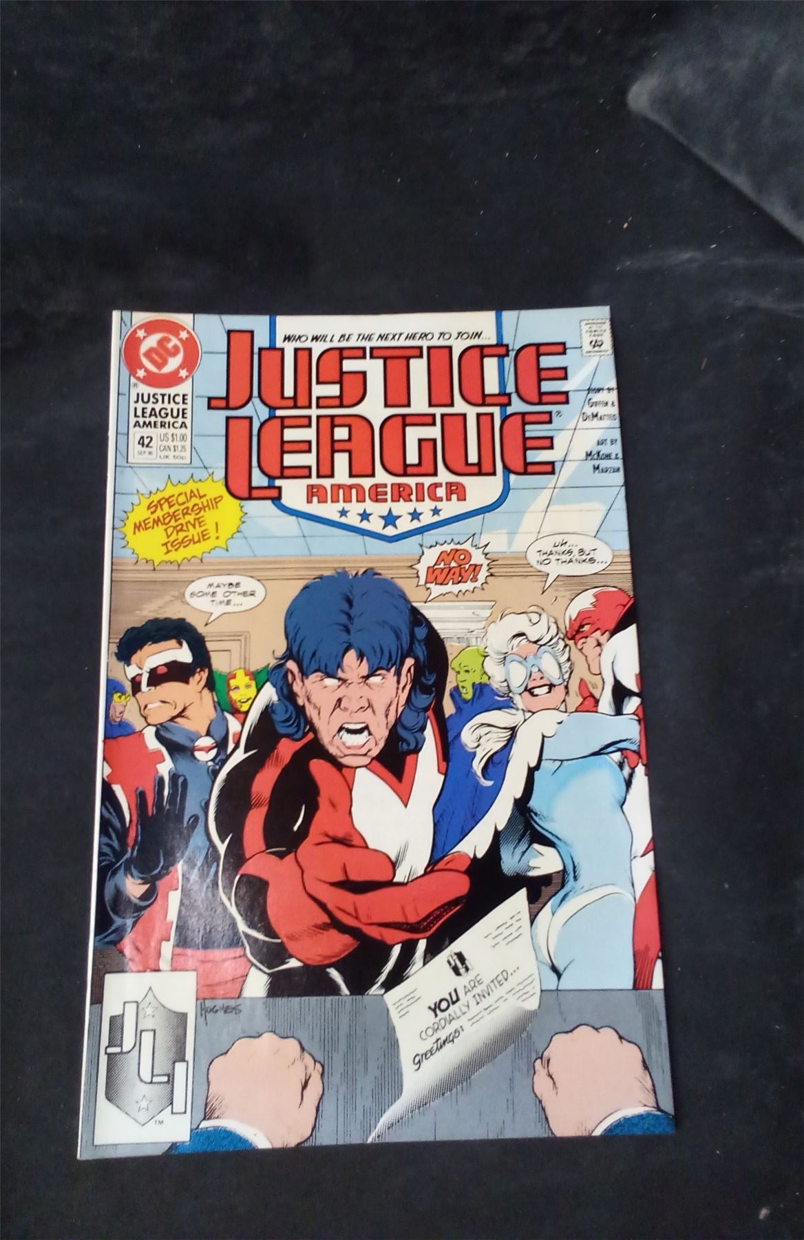 Justice League America #42 1990 dc-comics Comic Book dc-comics Comic Book