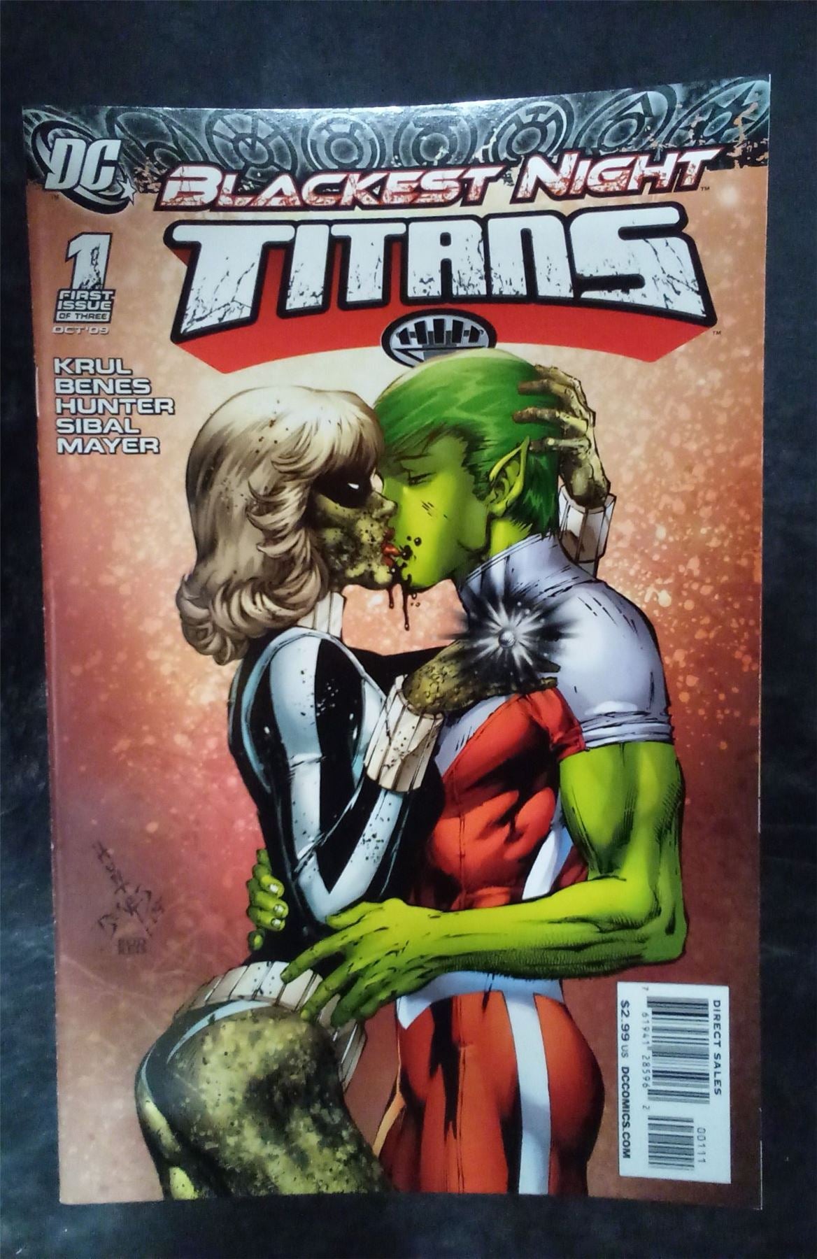 Blackest Night: Titans #1 2009 DC Comics Comic Book