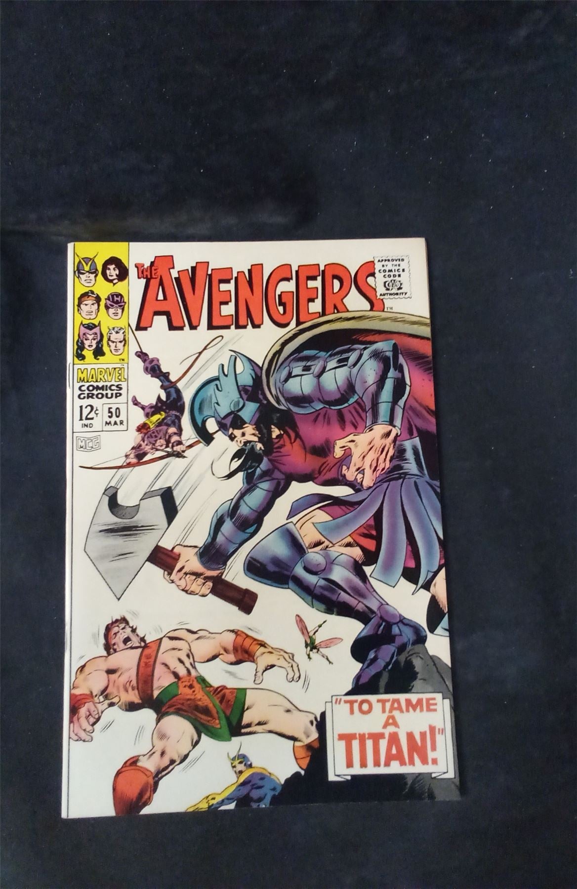 The Avengers #50 1968 marvel Comic Book