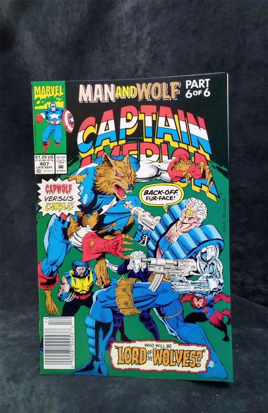 Captain America #407 1992 Marvel Comics Comic Book