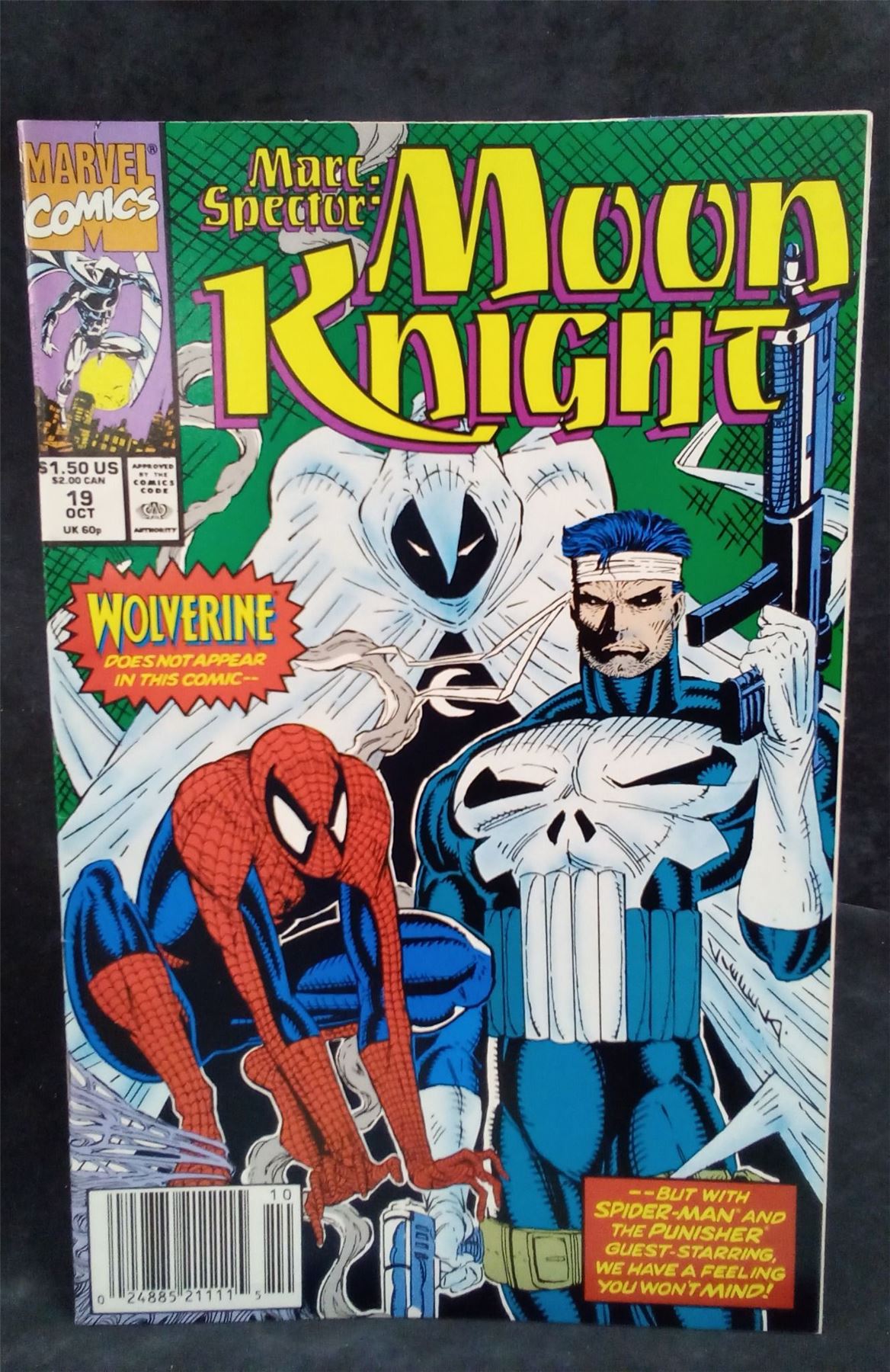 Marc Spector: Moon Knight #19 1990 Marvel Comics Comic Book