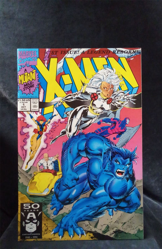 X-Men #1 Storm and Beast Cover 1991 Marvel Comics Comic Book