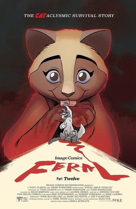 Feral #12 Cvr B Tony Fleecs & Trish Forstner Var Image Comics Comic Book