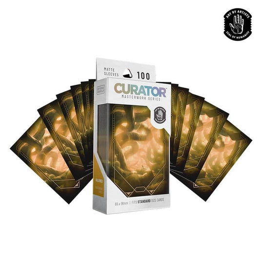 Curator: Masterwork Sleeves: Hallowed (Sergio Chaves) 100 ct By Orange Nebula