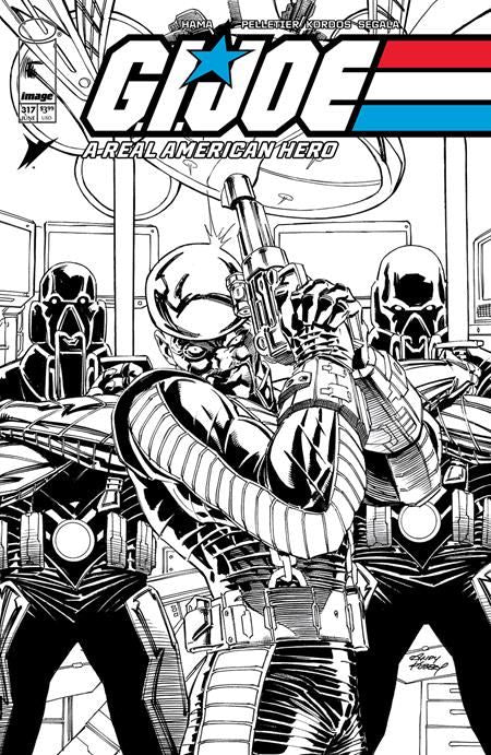Gi Joe A Real American Hero #317 Cvr B Andy Kubert B&w Var Image Comics Comic Book