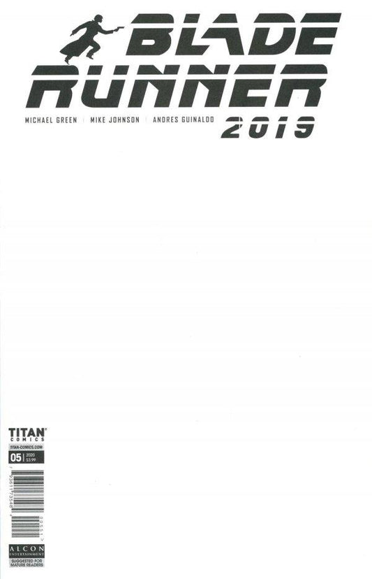 Blade Runner 2019 #5 Cvr E Blank Sketch (Cvr E Blank Sketch) Titan Comics Comic Book
