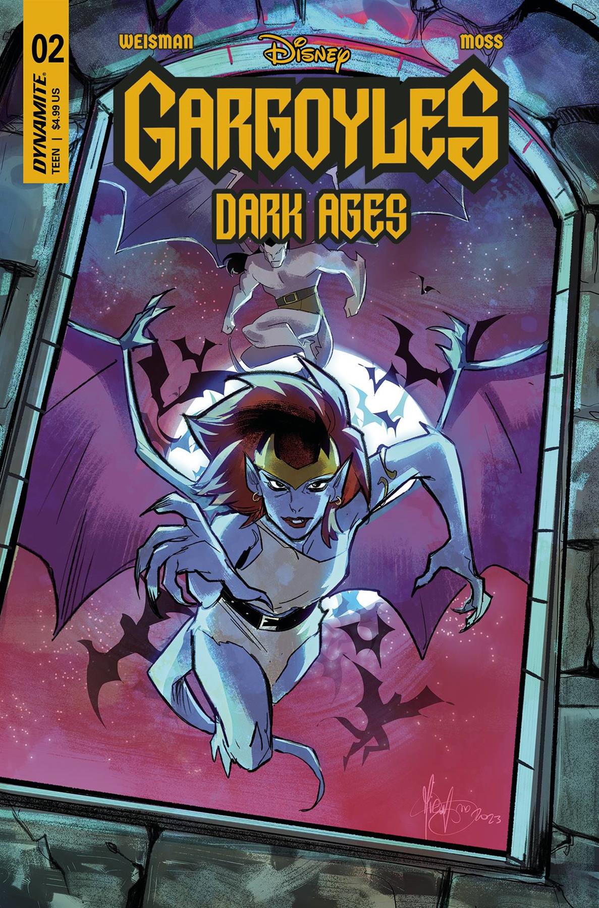 Gargoyles Dark Ages #2 Cvr C Andolfo Dynamite Comic Book