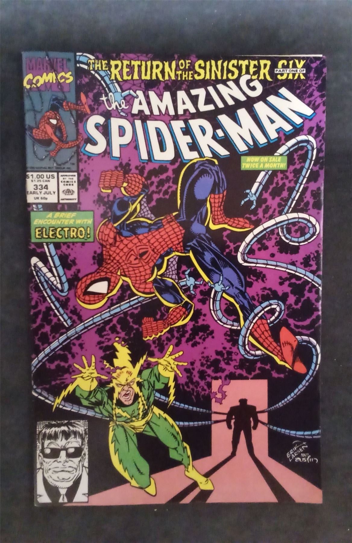 The Amazing Spider-Man #334 1990 marvel Comic Book