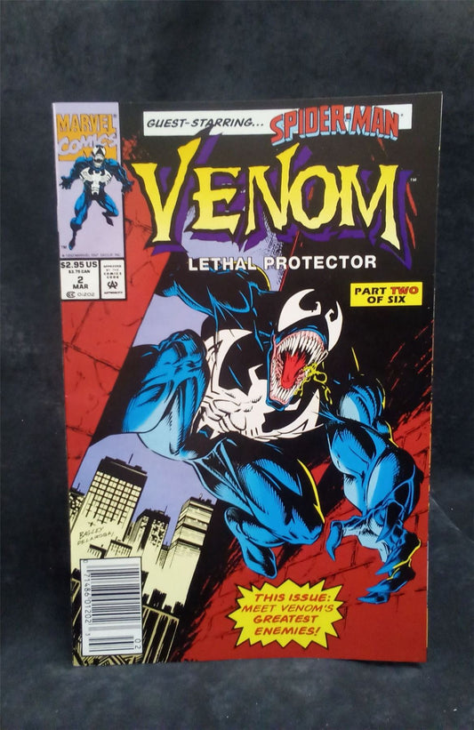 Venom: Lethal Protector #2 Newsstand Edition 1993 Marvel Comics Comic Book