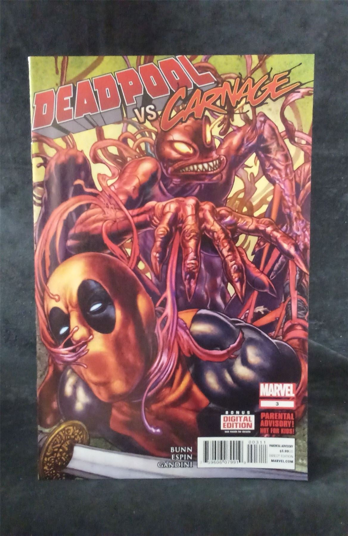 Deadpool vs. Carnage #3 2014 Marvel Comics Comic Book