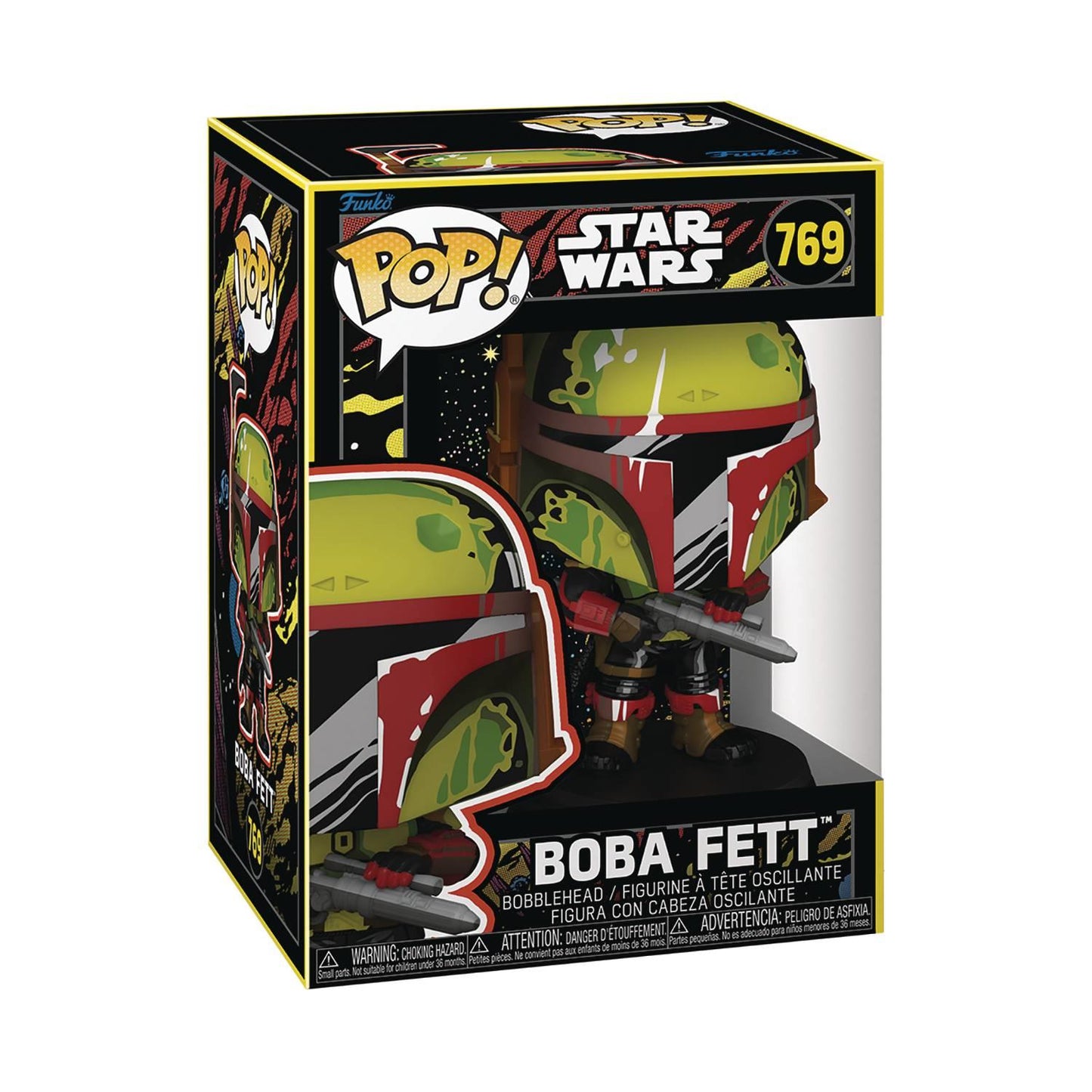 Funko Pop Star Wars Book Of Boba Fett Boba Fett Retro Figure