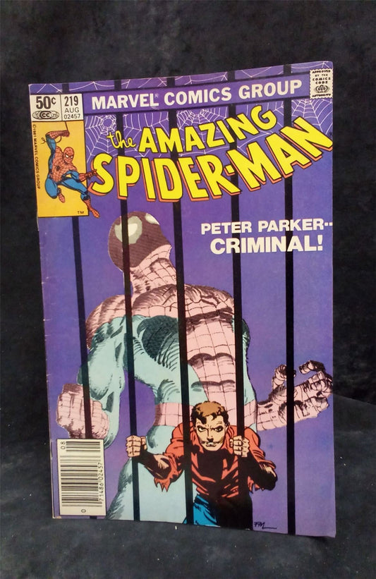 The Amazing Spider-Man #219 1981 Marvel Comics Comic Book