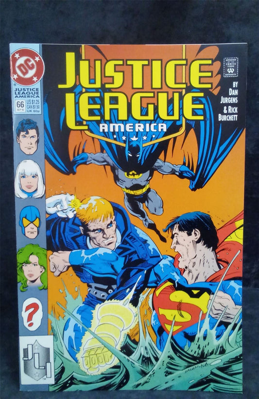 Justice League America #66 1992 DC Comics Comic Book