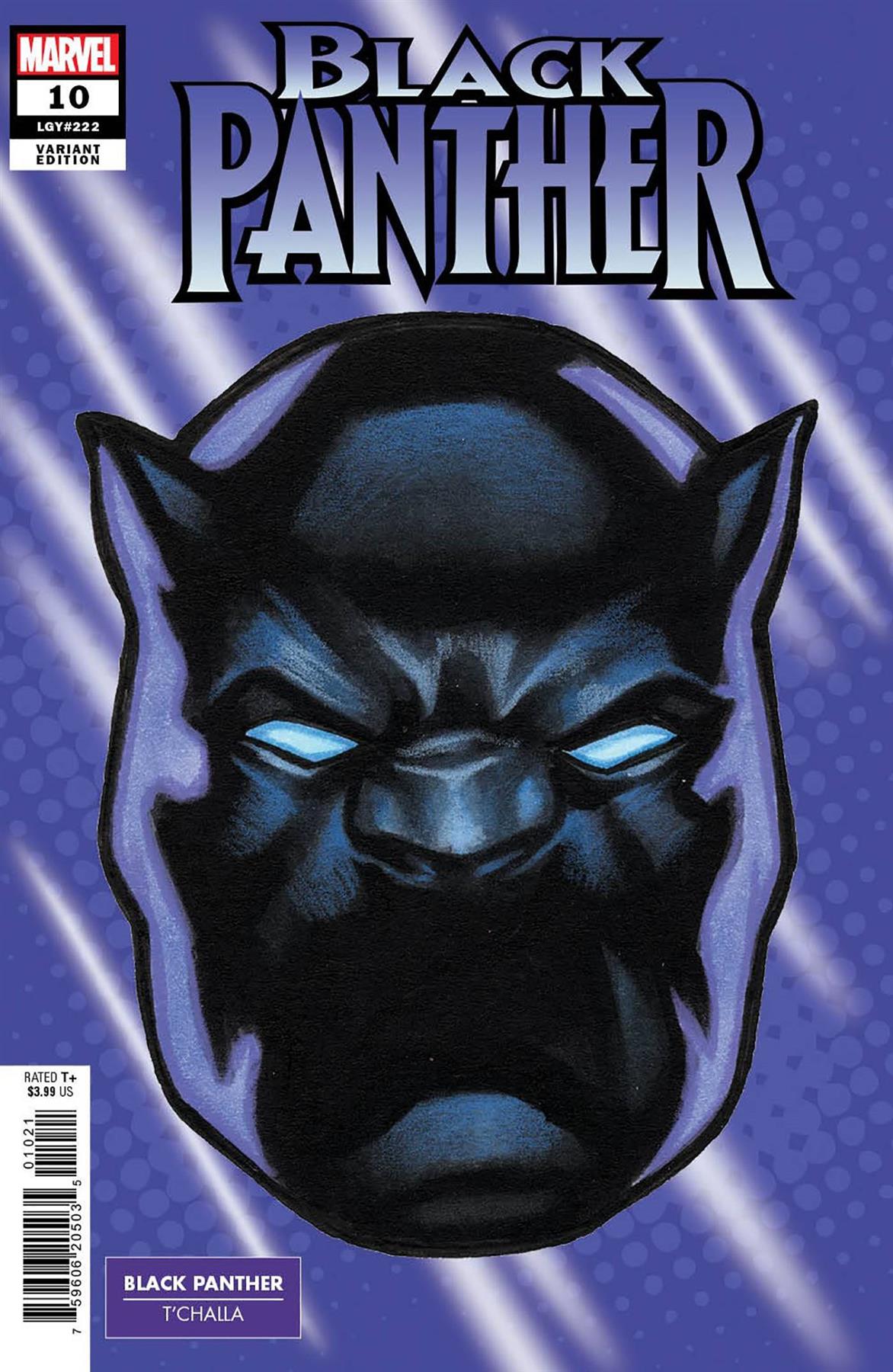 Black Panther #10 Mark Brooks Headshot Var (Mark Brooks Headshot Var) Marvel Prh Comic Book 2024