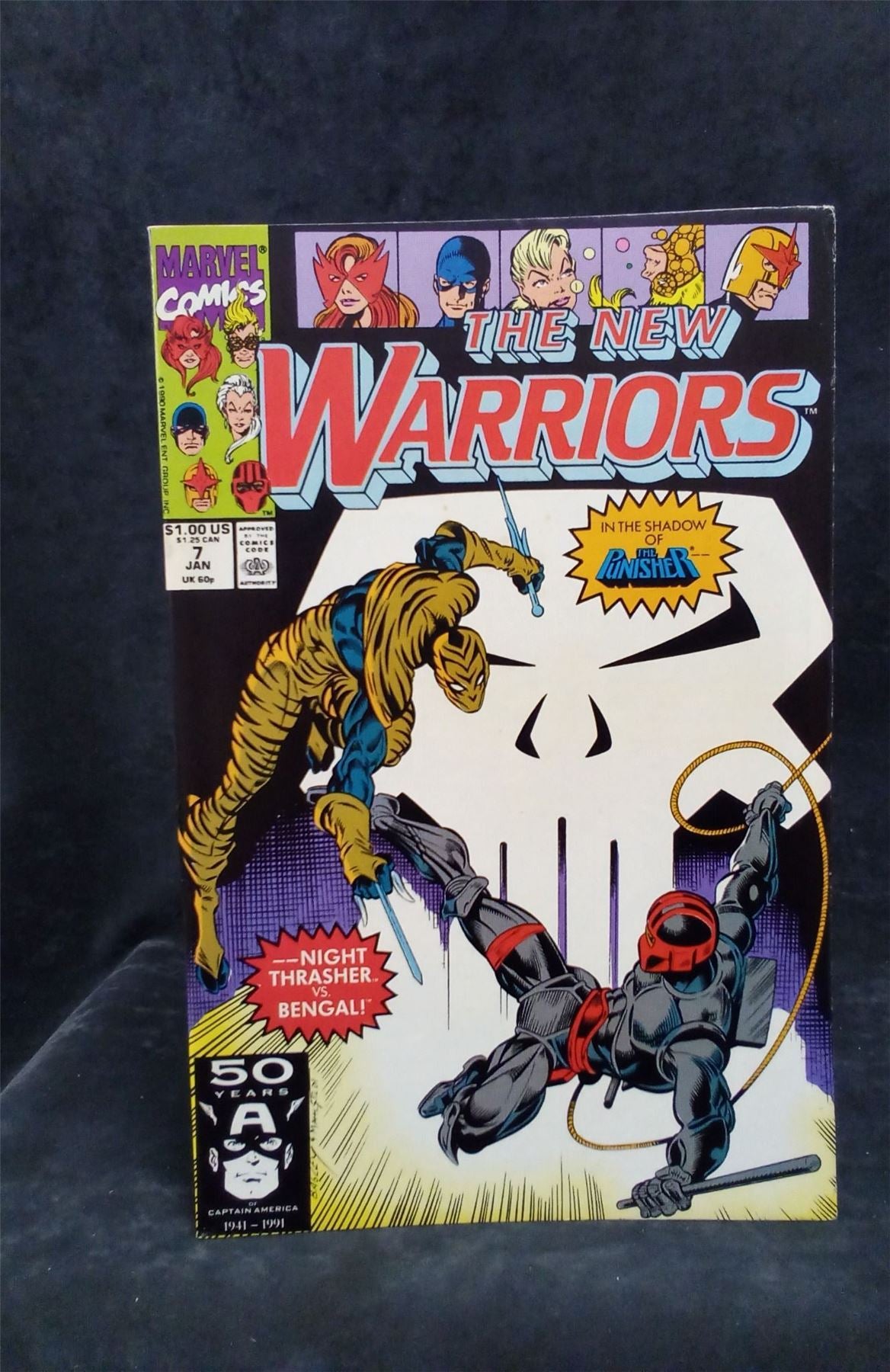 The New Warriors #7 1991 Marvel Comics Comic Book
