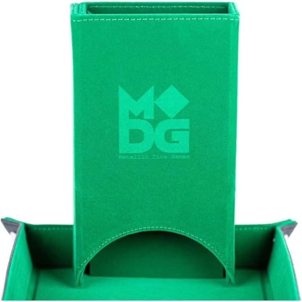 FanRoll Dice Tower : Fold up Velvet - Green