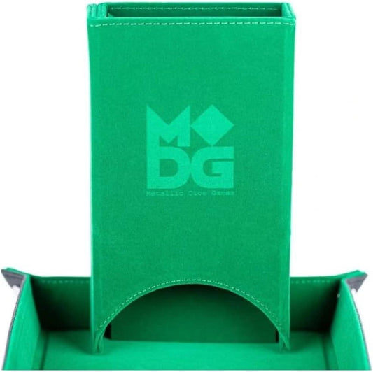 FanRoll Dice Tower : Fold up Velvet - Green