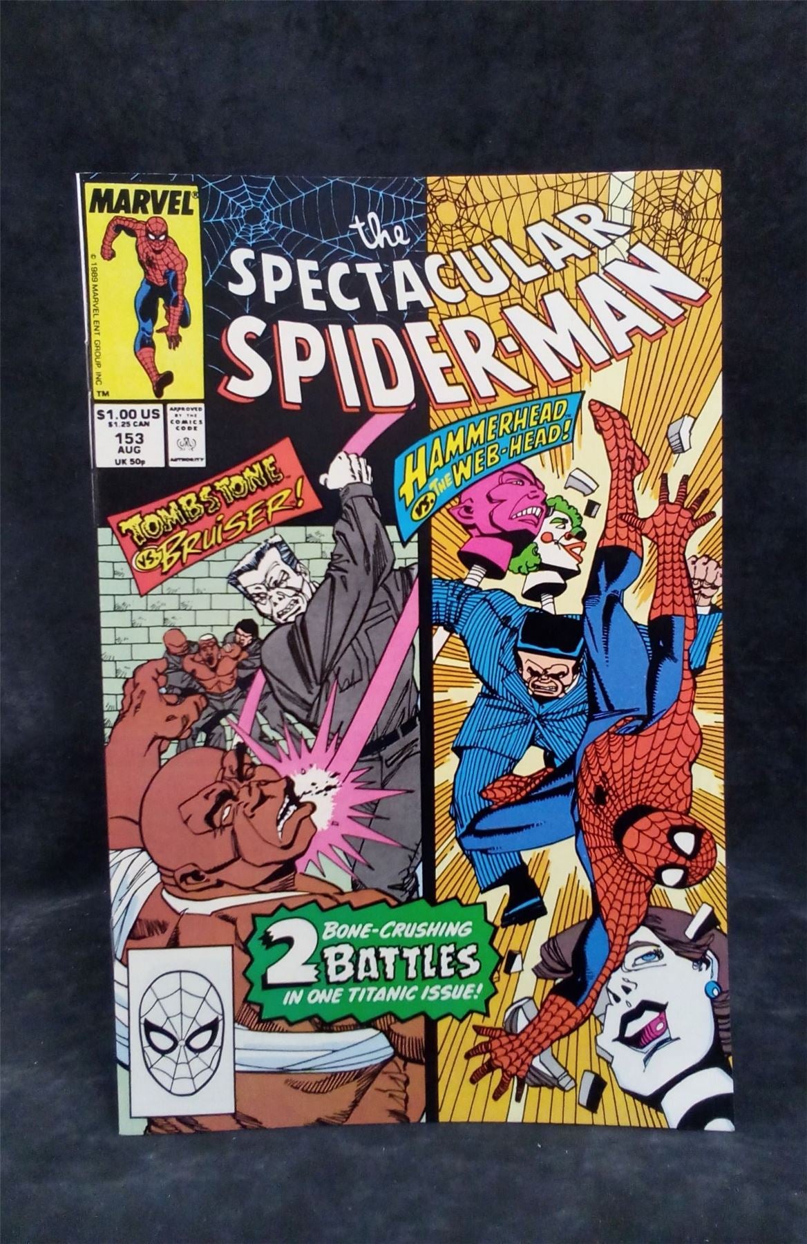The Spectacular Spider-Man #153 1989 Marvel Comics Comic Book