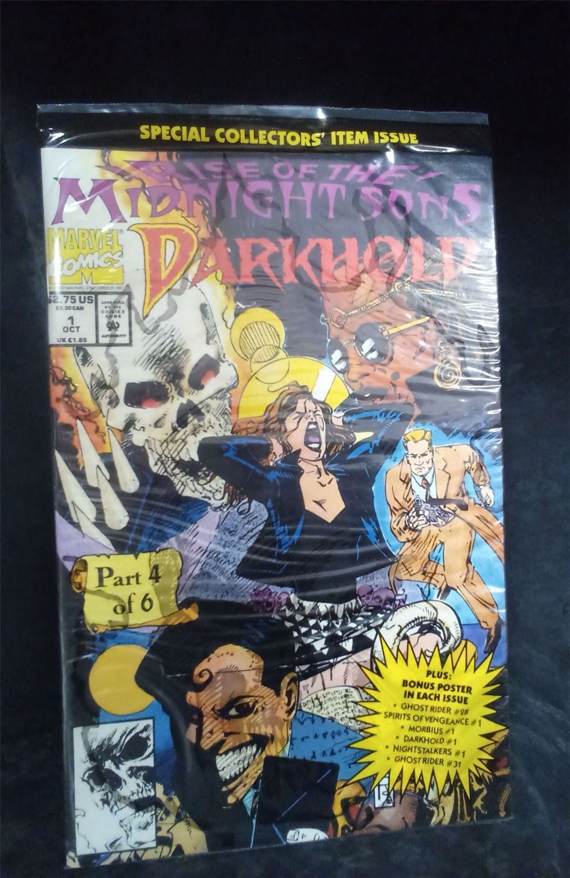 Darkhold: Pages from the Book of Sins #1 Direct Edition 1992 w/ Bonus Poster Marvel Comic Book