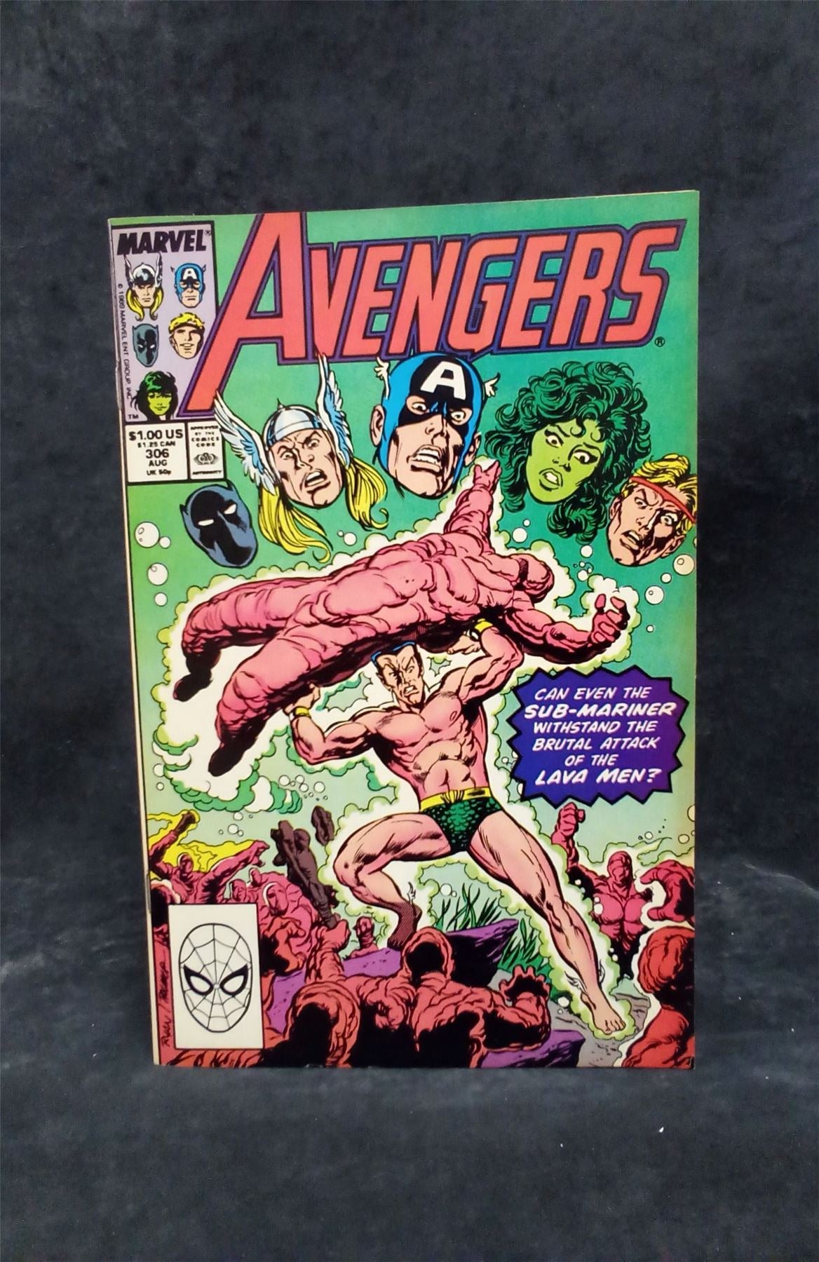The Avengers #306 Direct Edition 1989 Marvel Comics Comic Book