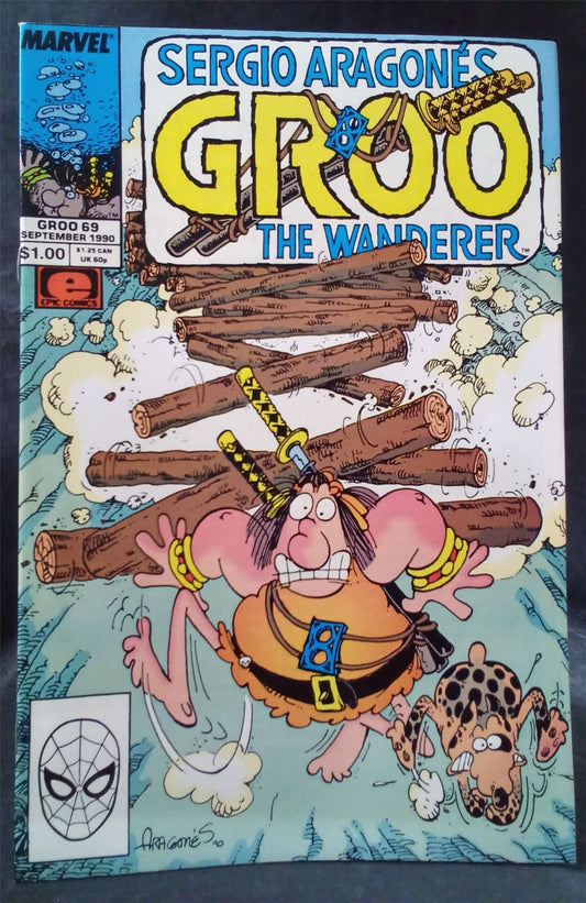 Sergio Aragone's Groo the Wanderer #69 1990 epic Comic Book