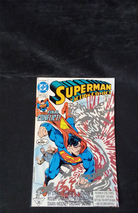 Action Comics #667 Direct Edition 1991 dc-comics Comic Book