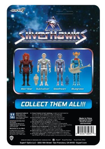 SilverHawks ReAction Figures Wave 01 Quicksilver (Toy Version) by Super7