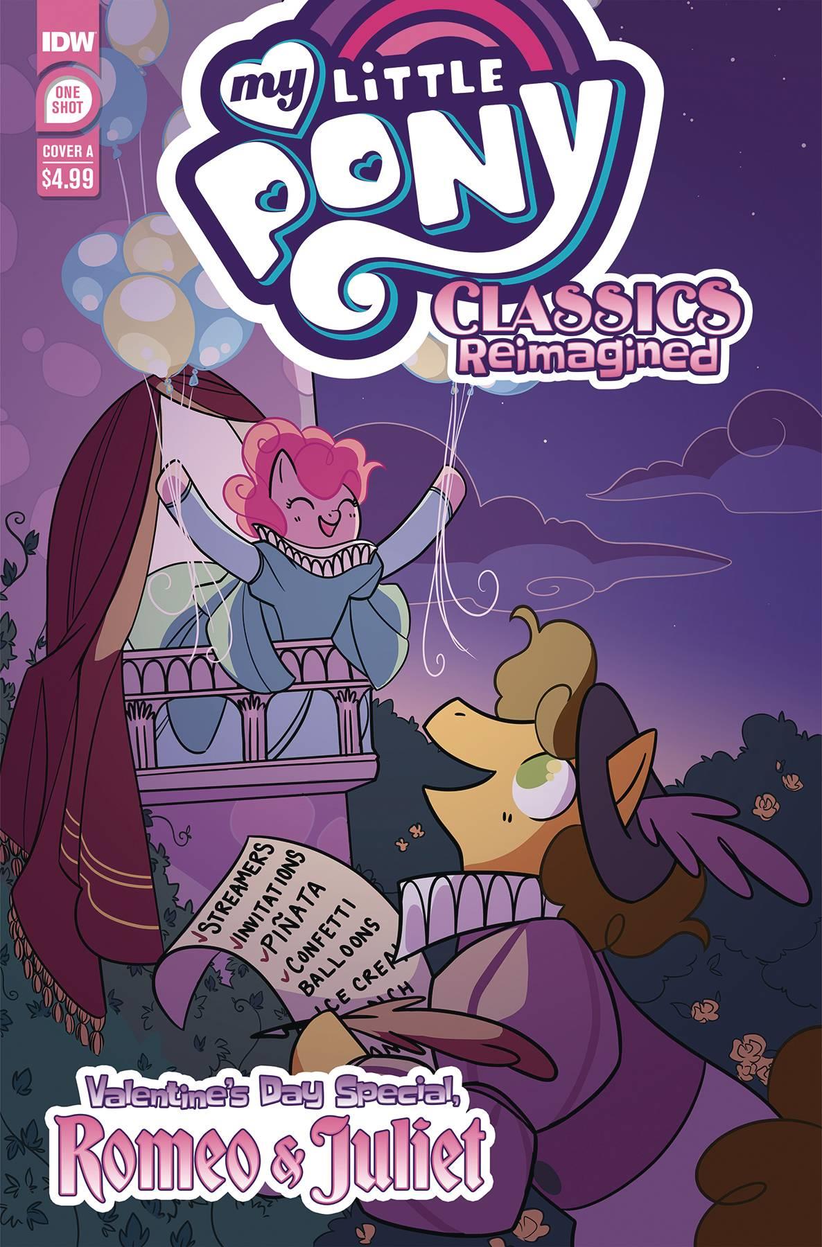 Mlp Classics Valentines Day Special #1 Cvr A Ayoub Idw-prh Comic Book