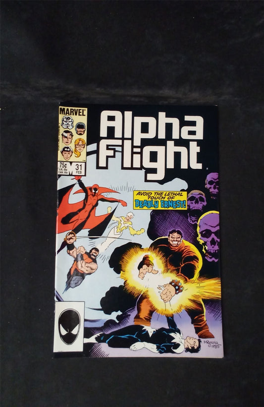 Alpha Flight #31 Direct Edition 1986 marvel Comic Book