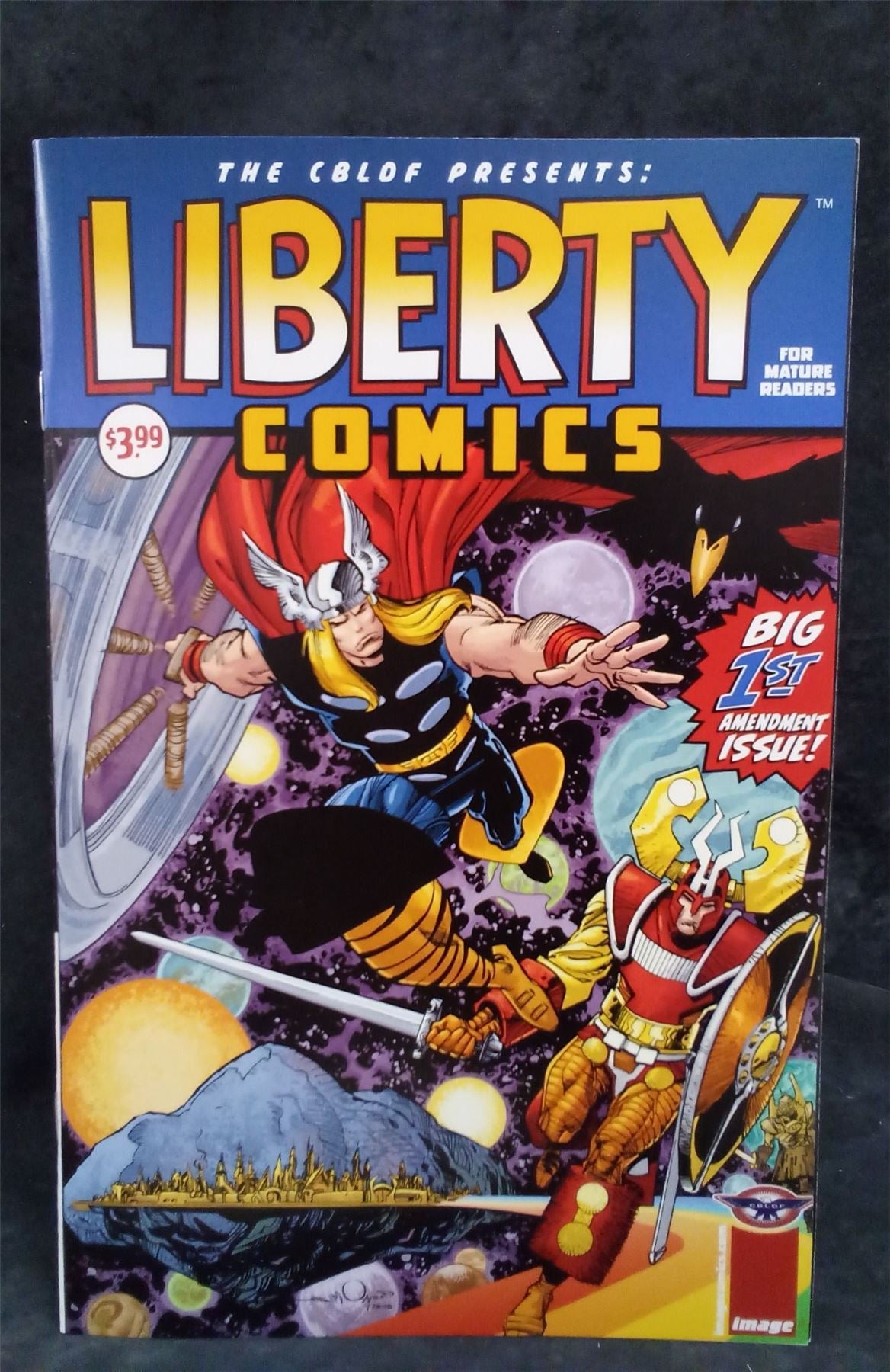 The CBLDF Present: Liberty Comics #1 Second Print 2008 image comics Comic Book