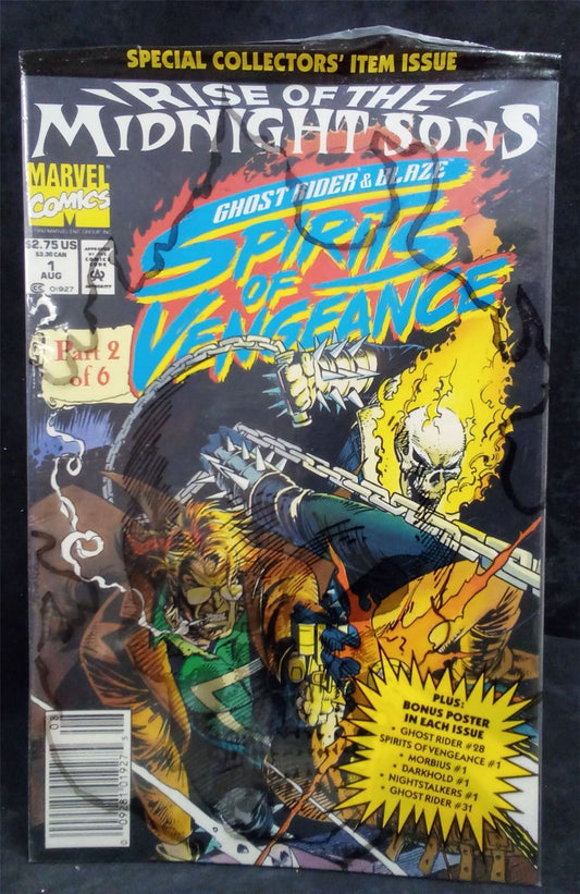 Ghost Rider/Blaze: Spirits of Vengeance #1 *Opened* 1992 Marvel Comics Comic Book