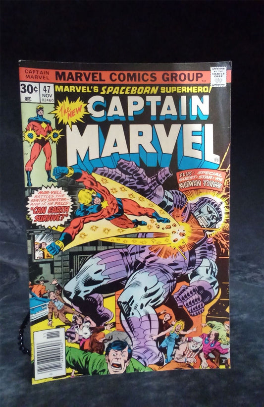 Captain Marvel #47 1976 marvel Comic Book