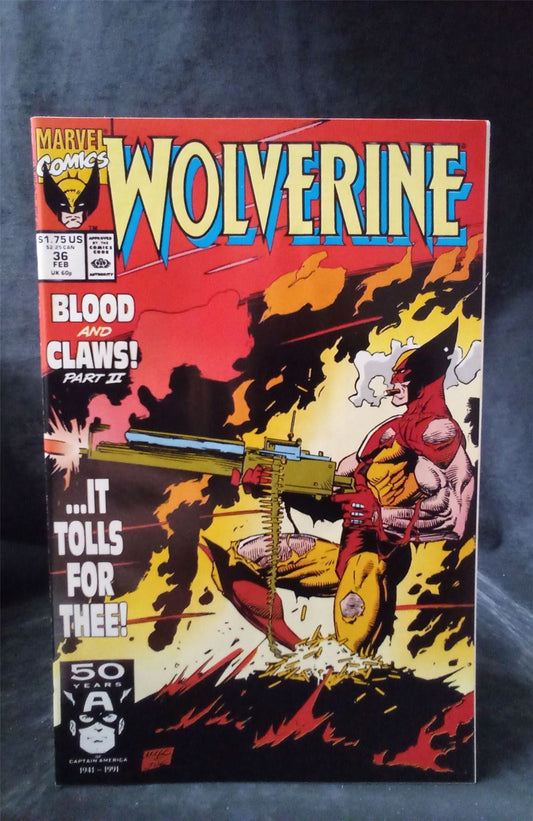 Wolverine #36 1991 Marvel Comics Comic Book