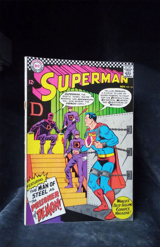 Superman #191 1966 DC Comics Comic Book