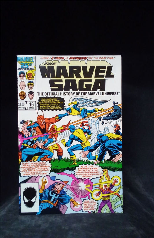 The Marvel Saga The Official History of the Marvel Universe #16 1987 Marvel Comics Comic Book