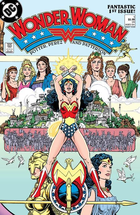 Wonder Woman (1987) #1 Facsimile Edition (2023 Edition) Cvr C George Perez Foil Var DC Comics Comic Book