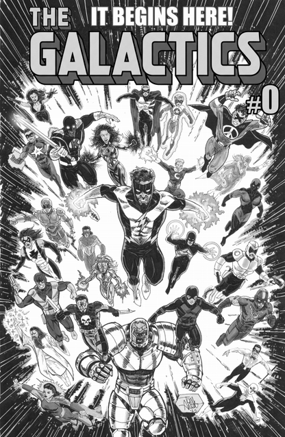 Galactics #0 Cover B Tom Aresto Dreamscape Publishing Comic Book