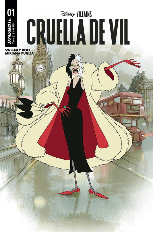 Disney Villains Cruella De Vil #1 Cvr B Middleton Dynamite Comic Book