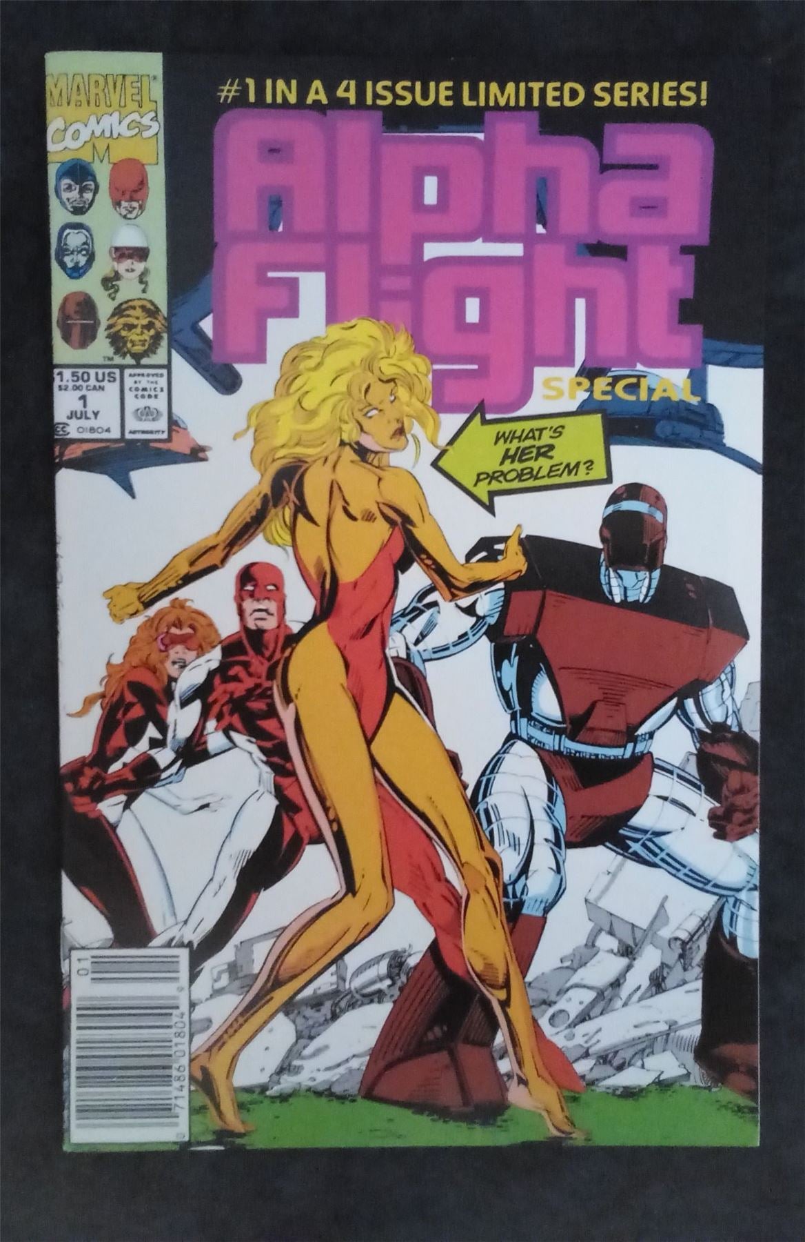 Alpha Flight Special #1 1991 marvel Comic Book