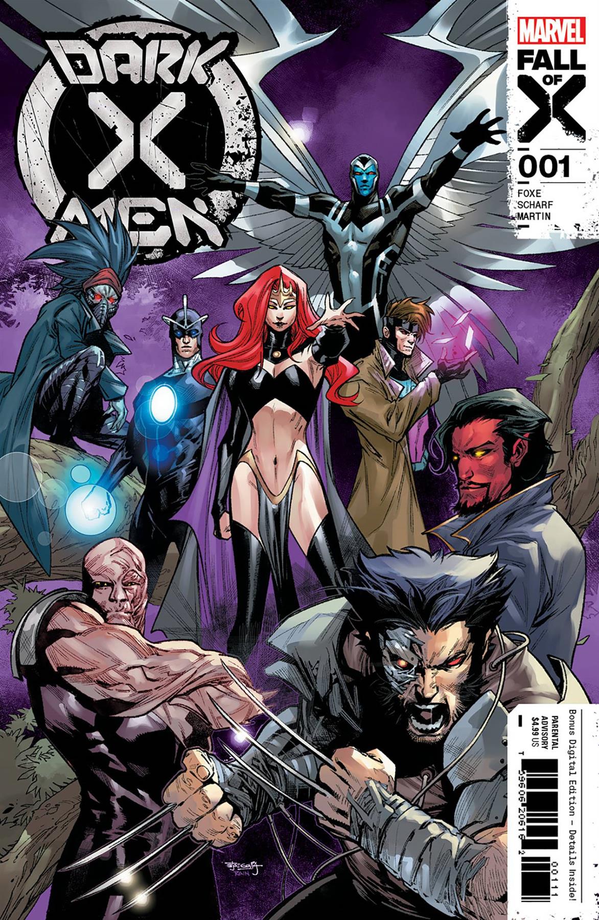 Dark X-men #1 (of 5) 2nd Ptg Stephen Segovia Var Marvel Prh Comic Book