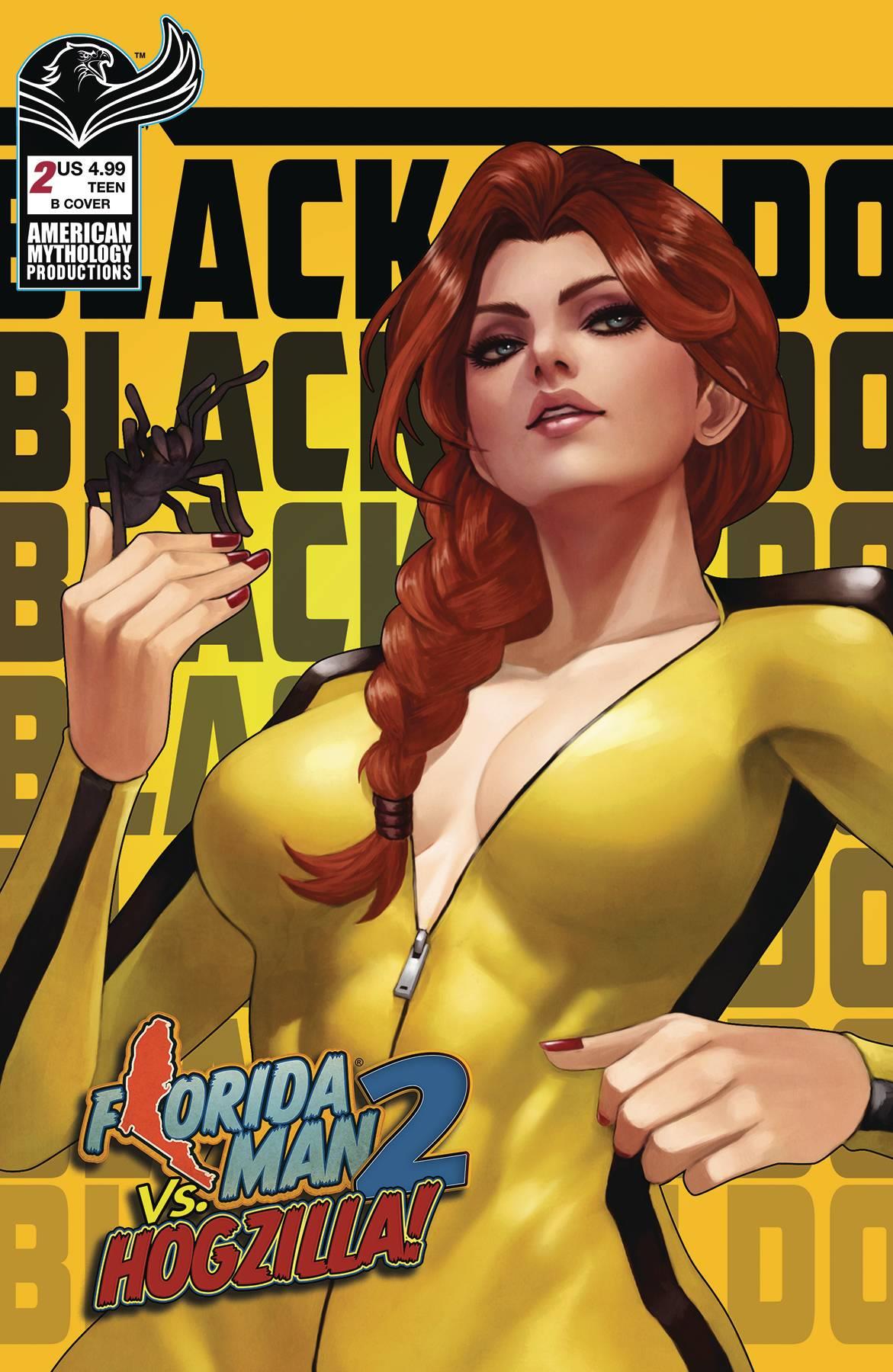 Florida Man Vs Hogzilla #2 Cvr B Monorirogue American Mythology Productions Comic Book